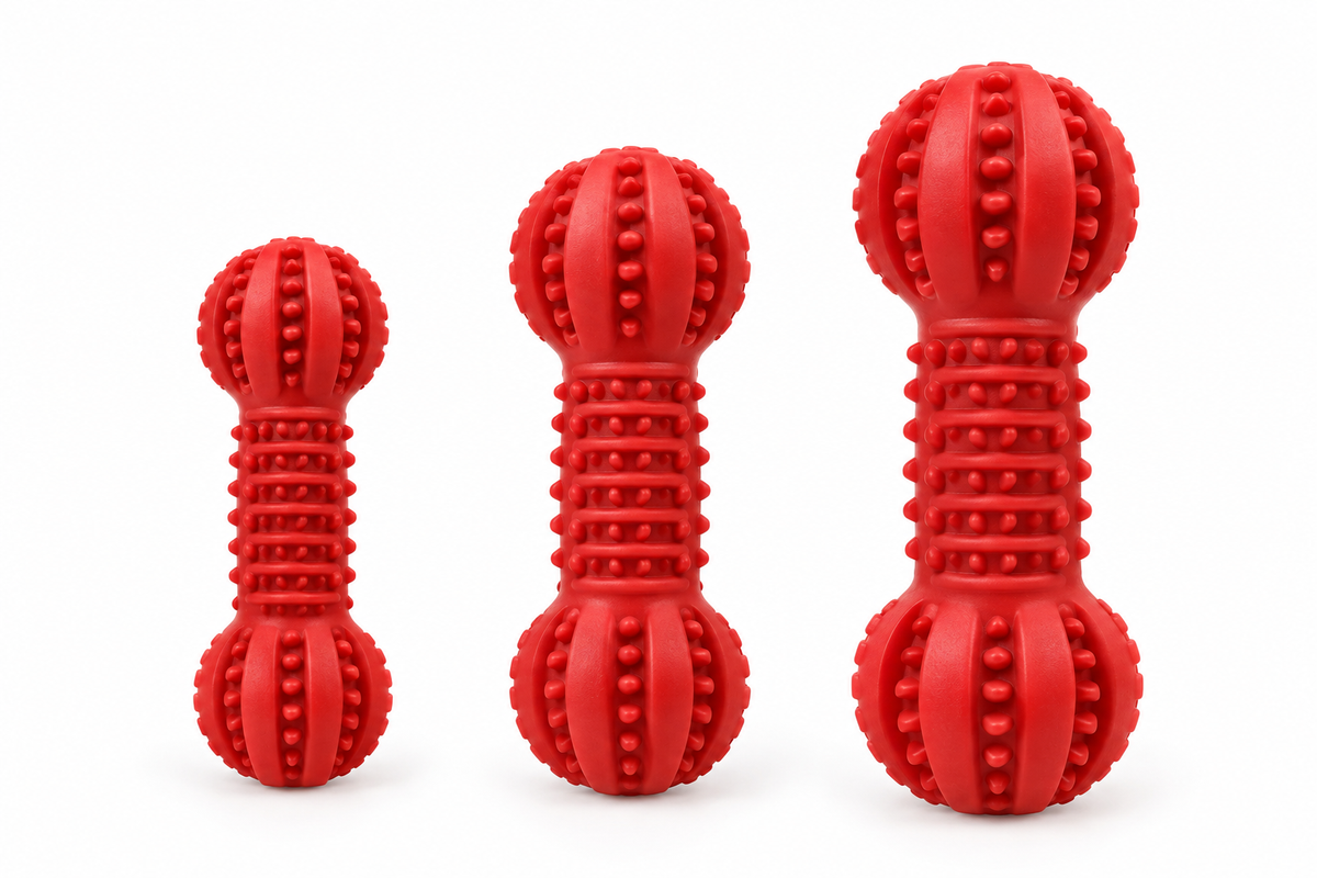 Durable Dog Chew Toy - all sizes group shot
