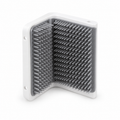 Self-grooming corner brush for cats