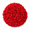 Red snuffle mat for dogs