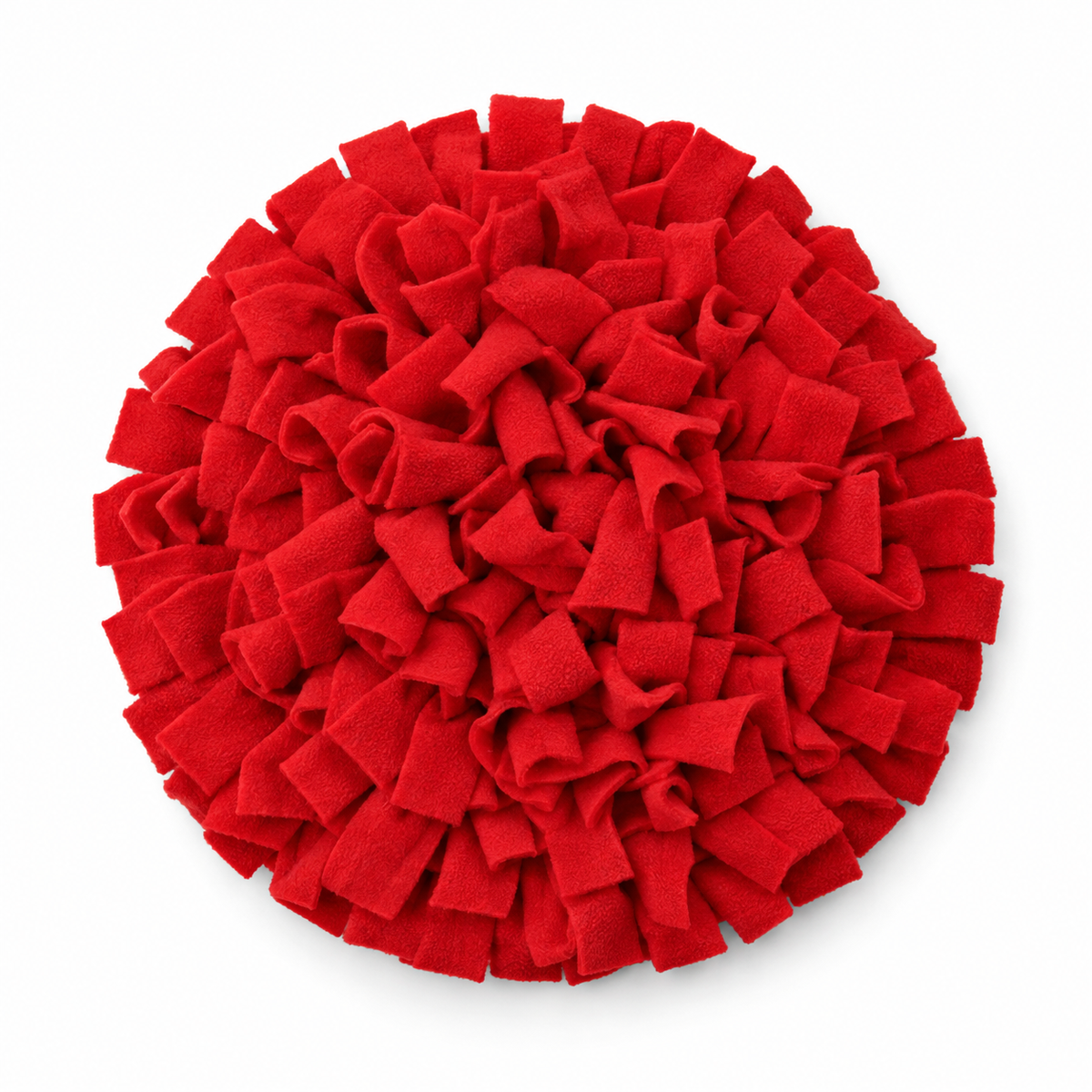Red snuffle mat for dogs