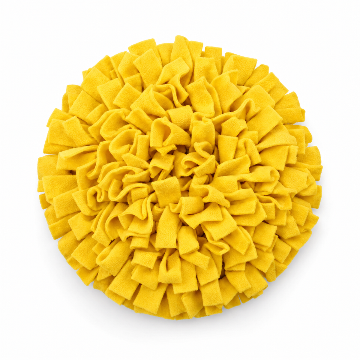 Yellow snuffle mat for dogs